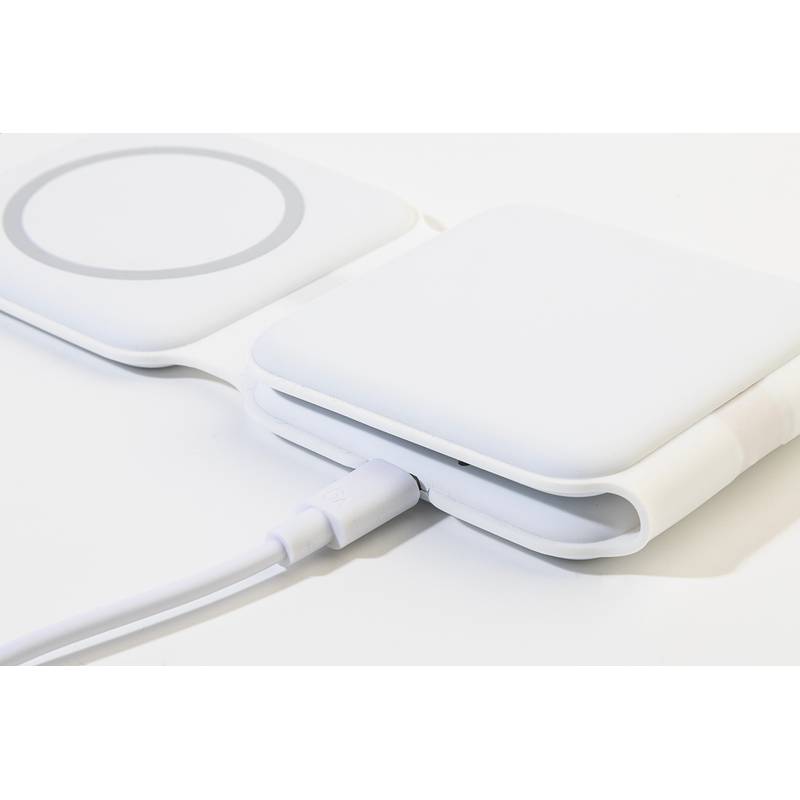 FolCharge 3v1 bezdrôtová nabíjačka RABS, biela FolCharge 3v1 bezdrôtová nabíjačka RABS, biela