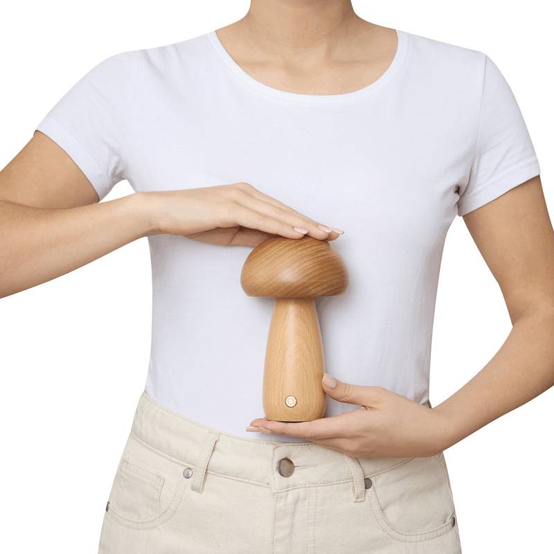 MOSSLIGHT - LED stolná lampa, hnedá MOSSLIGHT - LED stolná lampa, hnedá