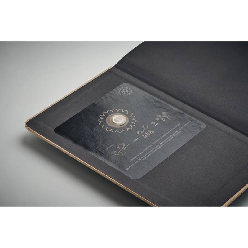 GROW Zápisník A5, hnědá béžová GROW Zápisník A5, hnědá béžová