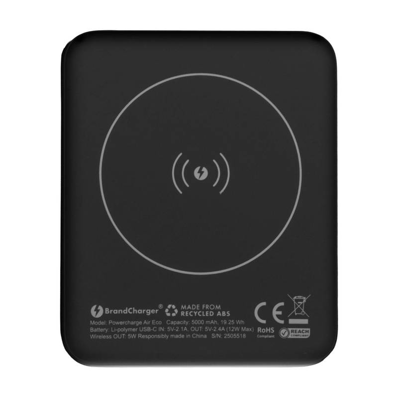 Bezdrôtová powerbanka BrandCharger Powercharge Air, čierna Bezdrôtová powerbanka BrandCharger Powercharge Air, čierna