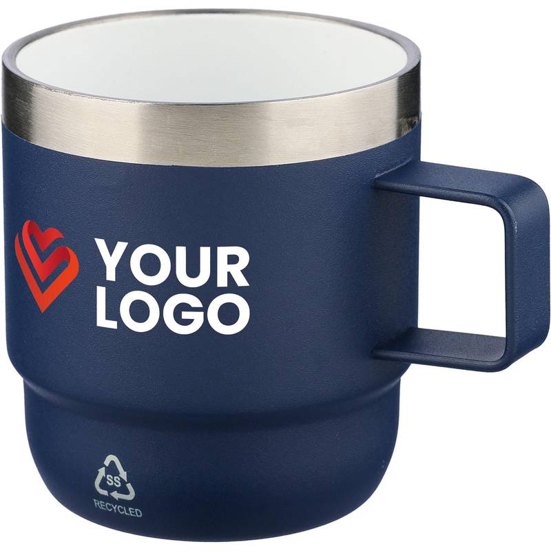 Dvojstenný hrnček z recyklovaného nerezu (180 ml) Lilia, čierna Dvojstenný hrnček z recyklovaného nerezu (180 ml) Lilia, čierna