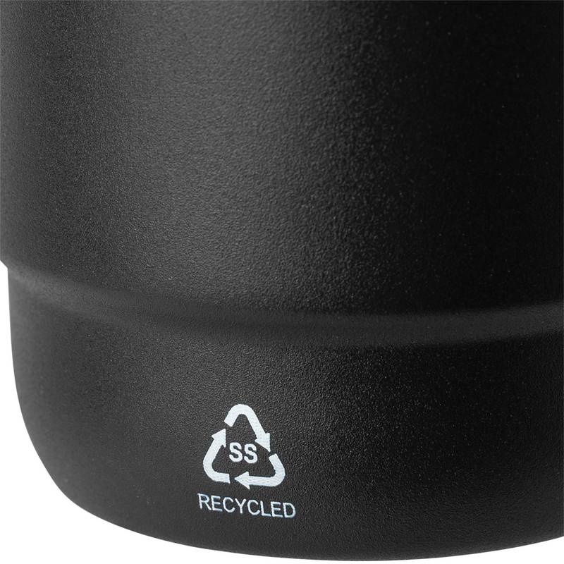 Dvojstenný hrnček z recyklovaného nerezu (180 ml) Lilia, čierna Dvojstenný hrnček z recyklovaného nerezu (180 ml) Lilia, čierna