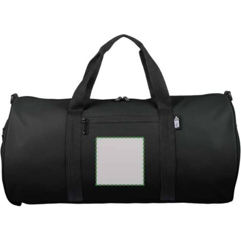 Cestovná taška z rPET Aisha, čierna Cestovná taška z rPET Aisha, čierna