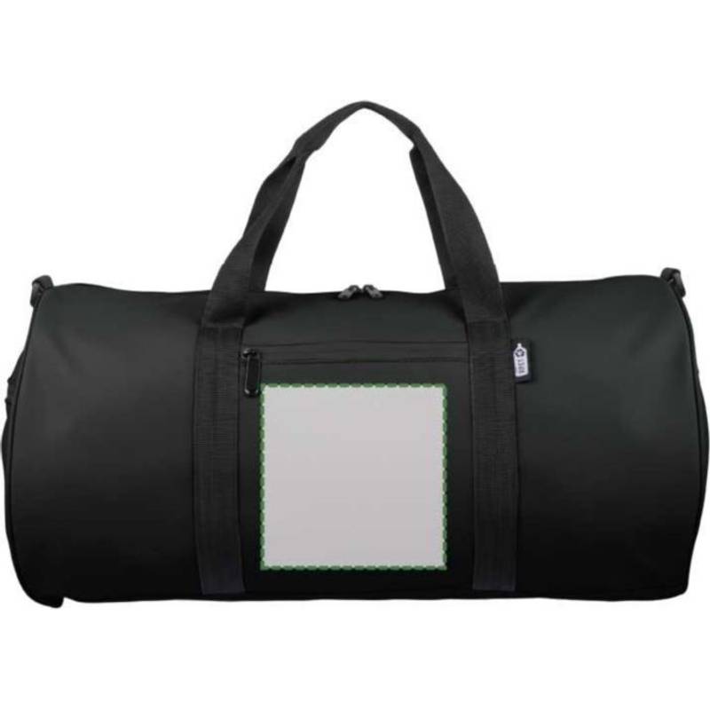 Cestovná taška z rPET Aisha, čierna Cestovná taška z rPET Aisha, čierna