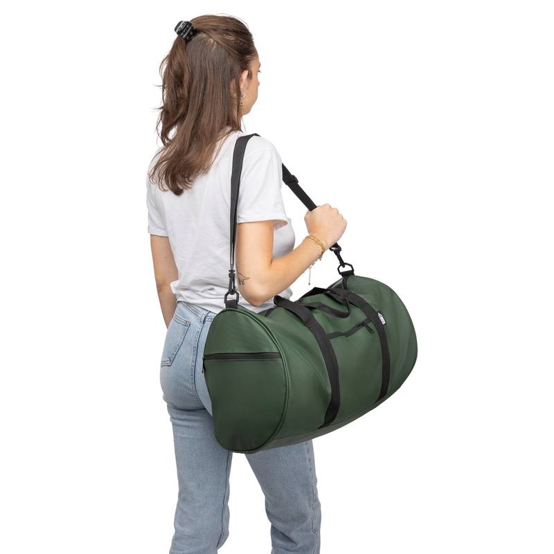 Cestovná taška z rPET Aisha, čierna Cestovná taška z rPET Aisha, čierna