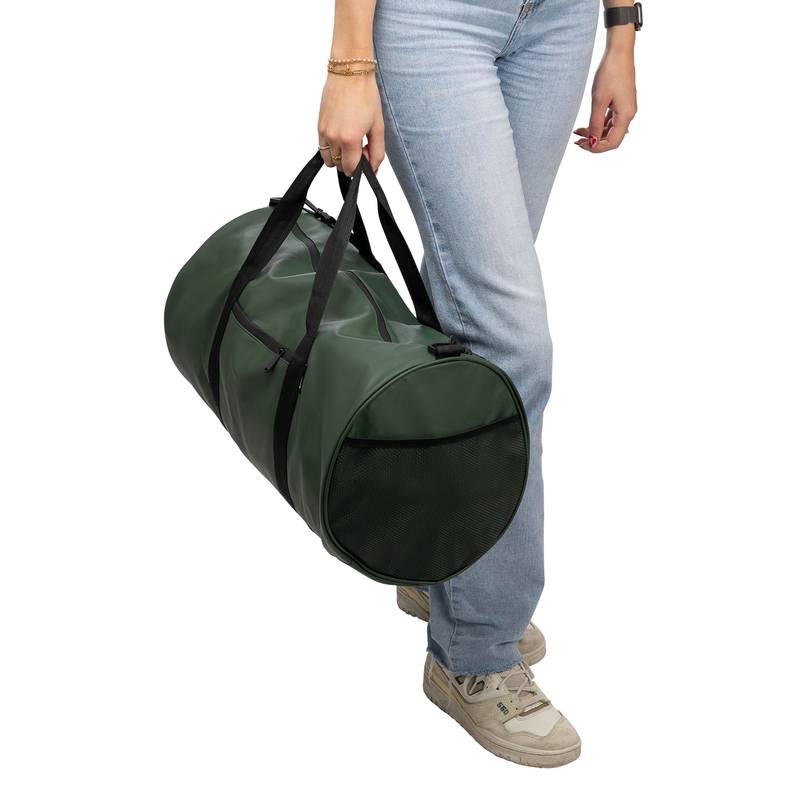 Cestovná taška z rPET Aisha, čierna Cestovná taška z rPET Aisha, čierna