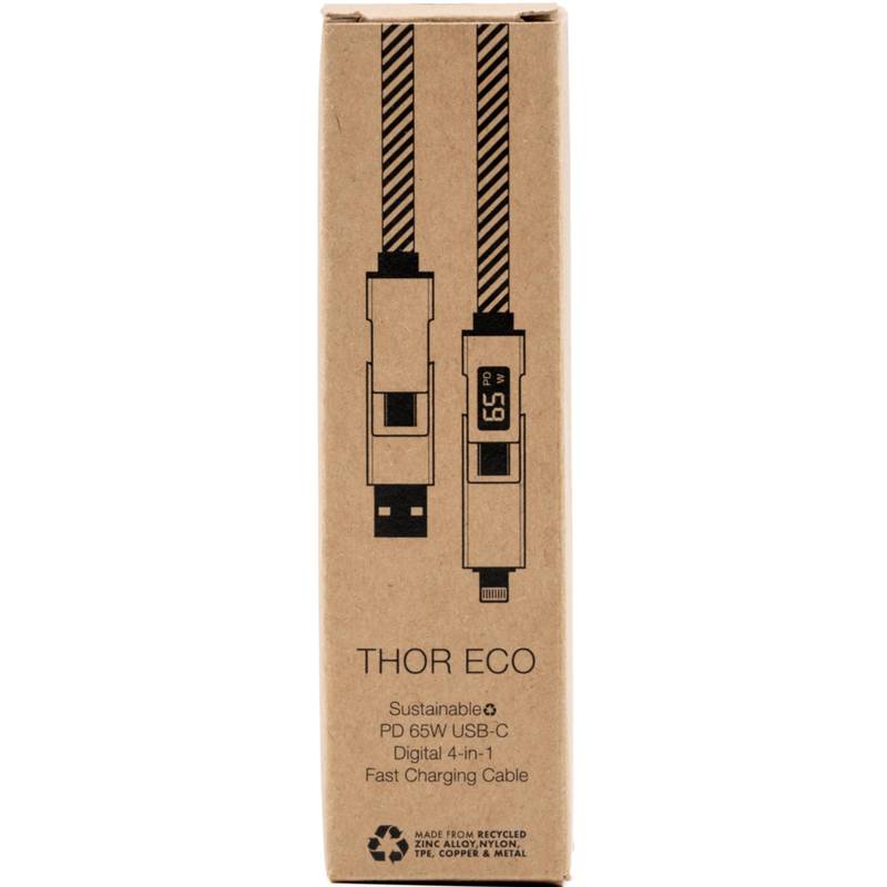 Nabíjací kábel BrandCharger Thor Eco, čierna Gun Metal Nabíjací kábel BrandCharger Thor Eco, čierna Gun Metal