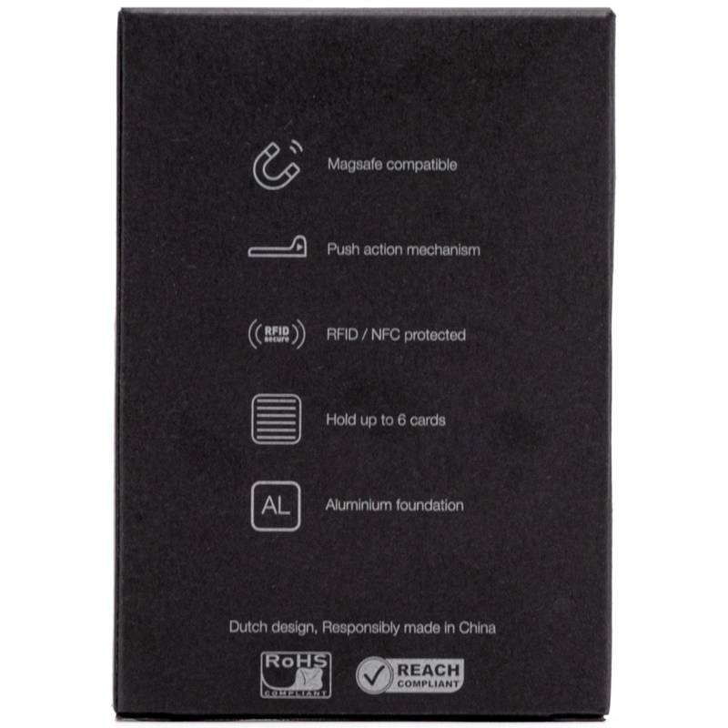 Peňaženka na karty BrandCharger Wally, čierna Gun Metal Peňaženka na karty BrandCharger Wally, čierna Gun Metal