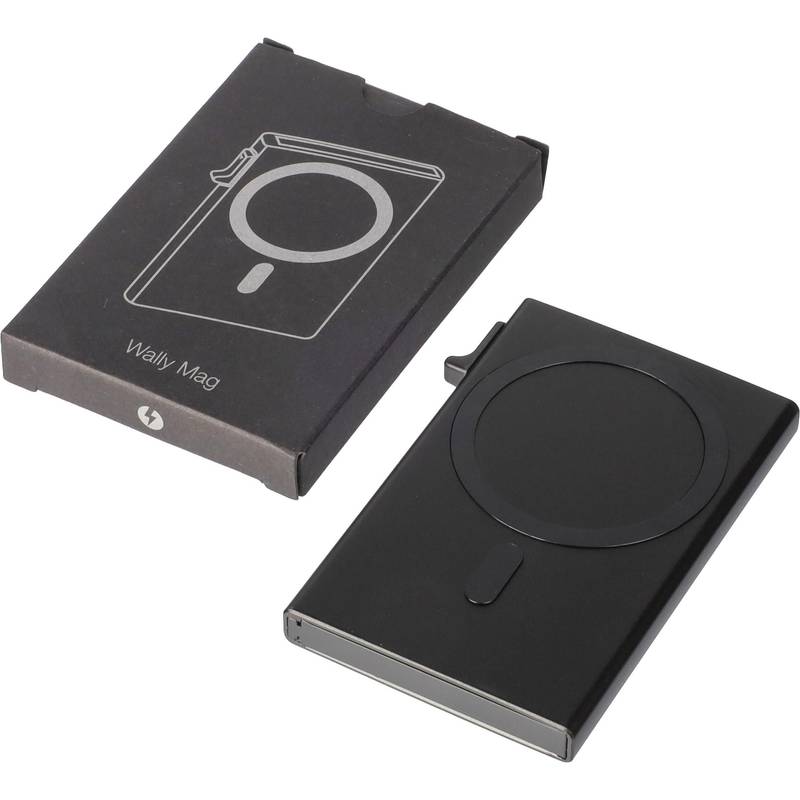 Peňaženka na karty BrandCharger Wally, čierna Gun Metal Peňaženka na karty BrandCharger Wally, čierna Gun Metal