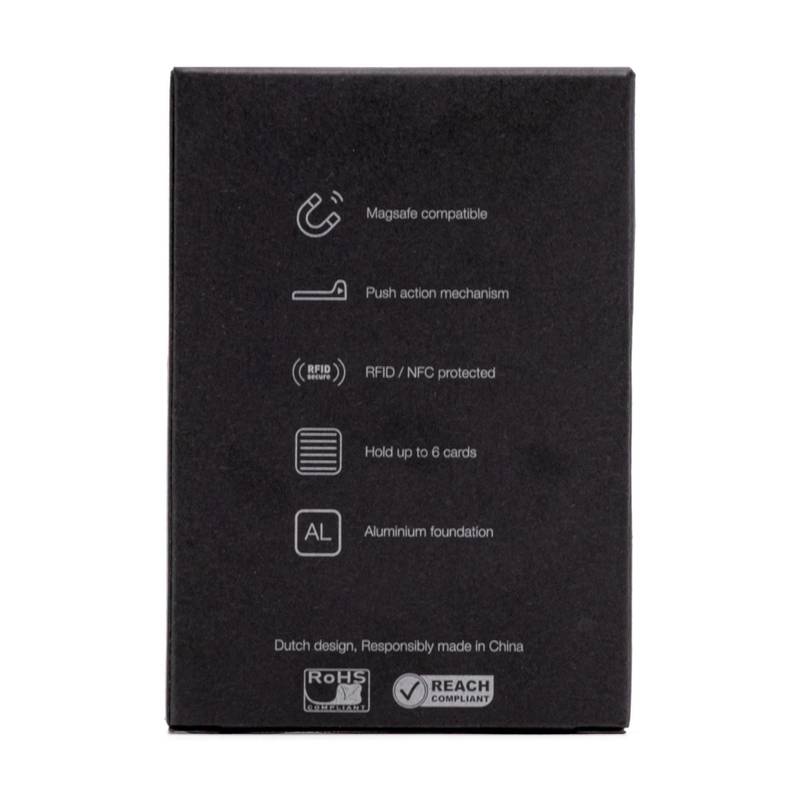 Peňaženka na karty BrandCharger Wally, čierna Gun Metal Peňaženka na karty BrandCharger Wally, čierna Gun Metal