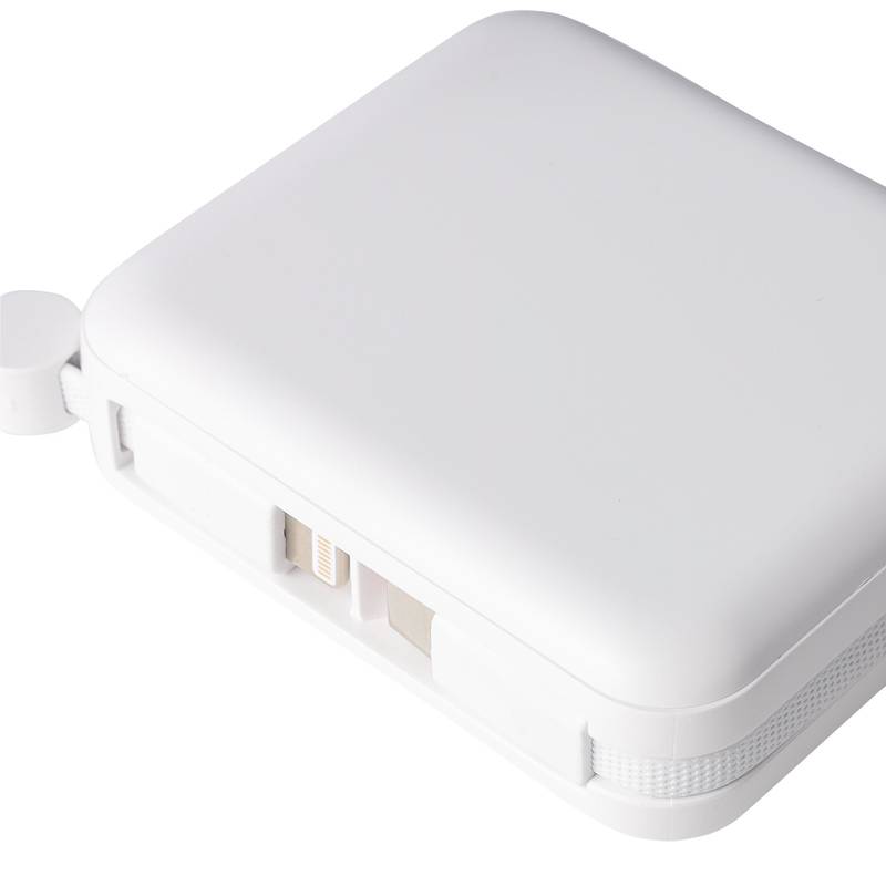 Powerbanka Jona z rABS plastu, čierna Powerbanka Jona z rABS plastu, čierna