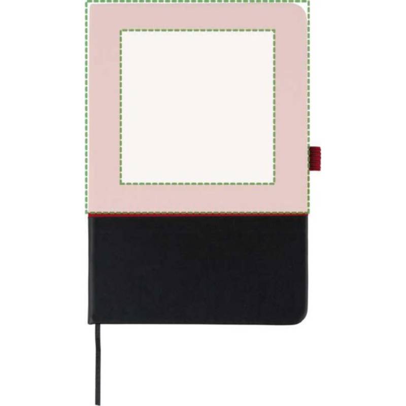 rPET polyesterový zápisník A5 Yuna, červená rPET polyesterový zápisník A5 Yuna, červená