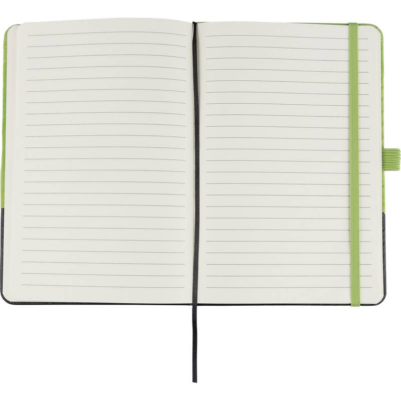 rPET polyesterový zápisník A5 Yuna, červená rPET polyesterový zápisník A5 Yuna, červená