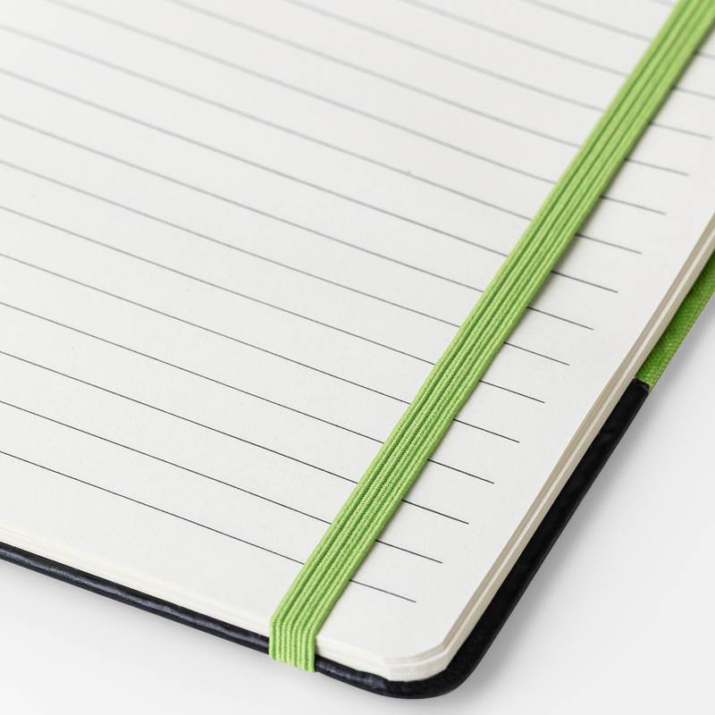 rPET polyesterový zápisník A5 Yuna, červená rPET polyesterový zápisník A5 Yuna, červená