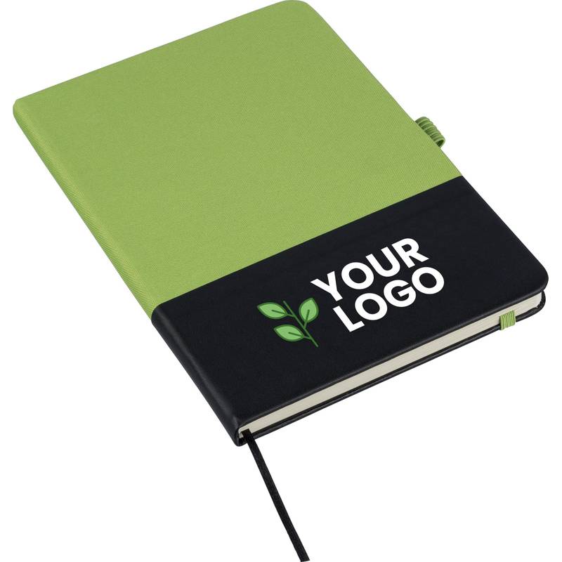 rPET polyesterový zápisník A5 Yuna, červená rPET polyesterový zápisník A5 Yuna, červená