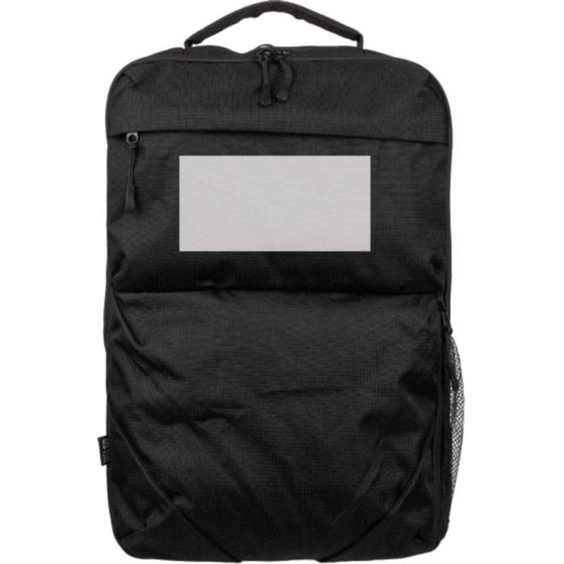 Batoh Tova z polyesteru rPET (300D) Ocean Bound, čierna Batoh Tova z polyesteru rPET (300D) Ocean Bound, čierna