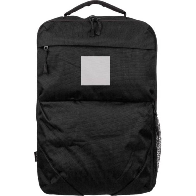 Batoh Tova z polyesteru rPET (300D) Ocean Bound, čierna Batoh Tova z polyesteru rPET (300D) Ocean Bound, čierna