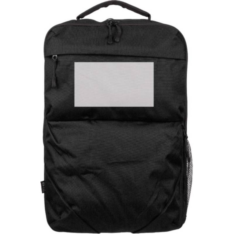 Batoh Tova z polyesteru rPET (300D) Ocean Bound, čierna Batoh Tova z polyesteru rPET (300D) Ocean Bound, čierna