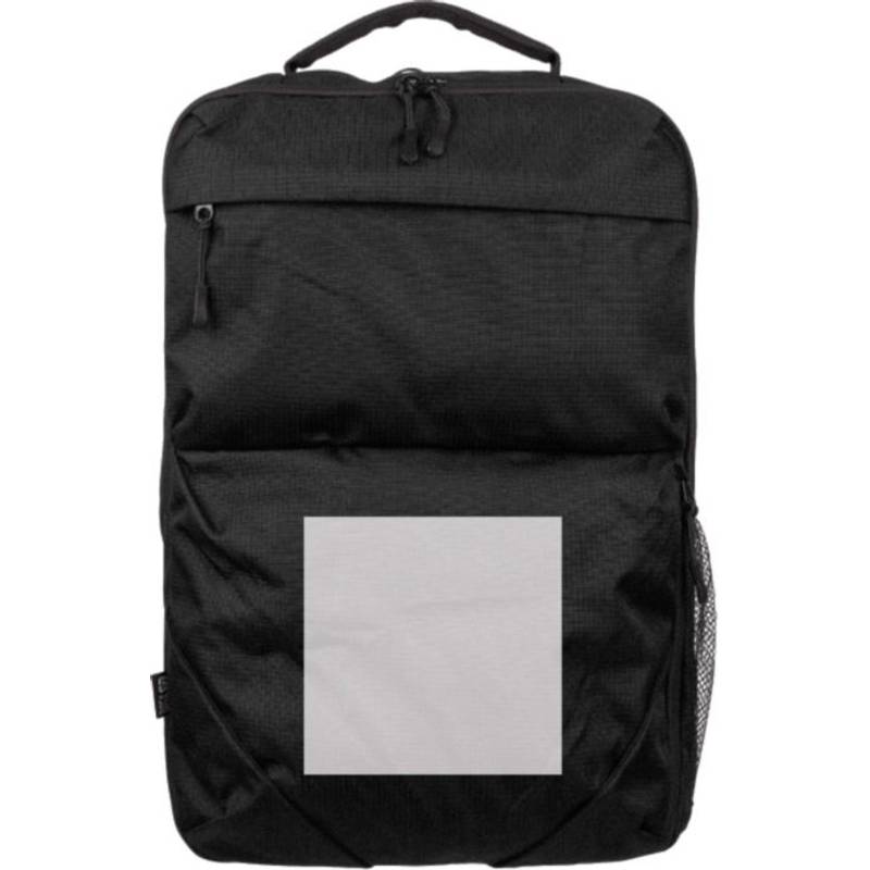 Batoh Tova z polyesteru rPET (300D) Ocean Bound, čierna Batoh Tova z polyesteru rPET (300D) Ocean Bound, čierna