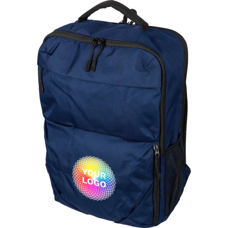 Batoh Tova z polyesteru rPET (300D) Ocean Bound, čierna Batoh Tova z polyesteru rPET (300D) Ocean Bound, čierna