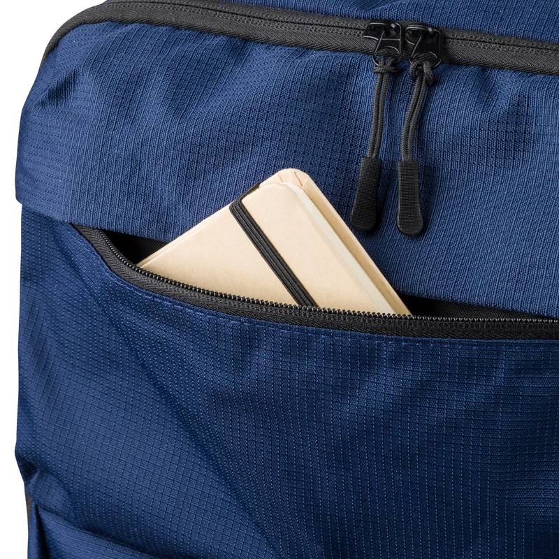 Batoh Tova z polyesteru rPET (300D) Ocean Bound, čierna Batoh Tova z polyesteru rPET (300D) Ocean Bound, čierna