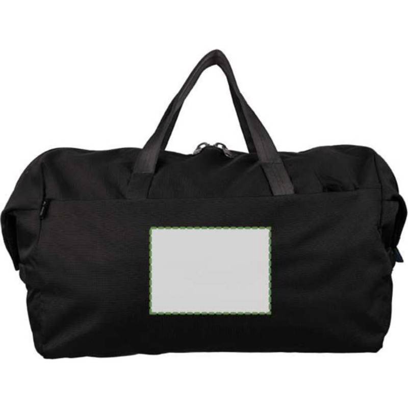 Športová taška Niv z rPET (300D) polyesteru Ocean Bound, čierna Športová taška Niv z rPET (300D) polyesteru Ocean Bound, čierna