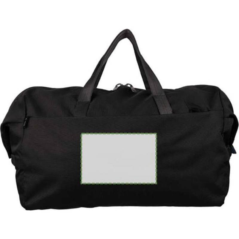 Športová taška Niv z rPET (300D) polyesteru Ocean Bound, čierna Športová taška Niv z rPET (300D) polyesteru Ocean Bound, čierna