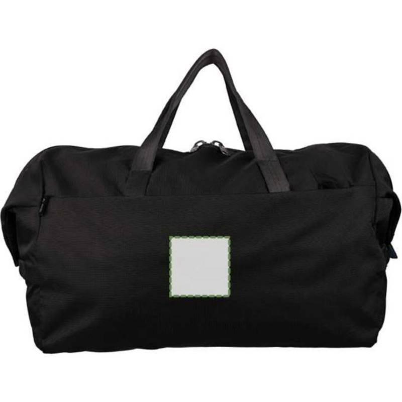 Športová taška Niv z rPET (300D) polyesteru Ocean Bound, čierna Športová taška Niv z rPET (300D) polyesteru Ocean Bound, čierna