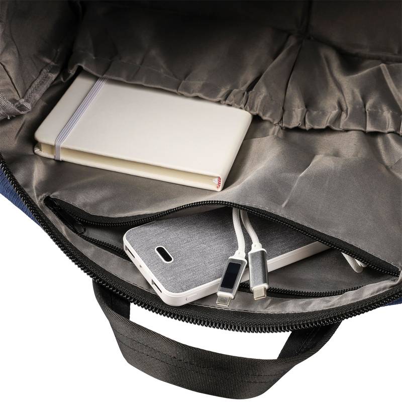 Športová taška Niv z rPET (300D) polyesteru Ocean Bound, čierna Športová taška Niv z rPET (300D) polyesteru Ocean Bound, čierna