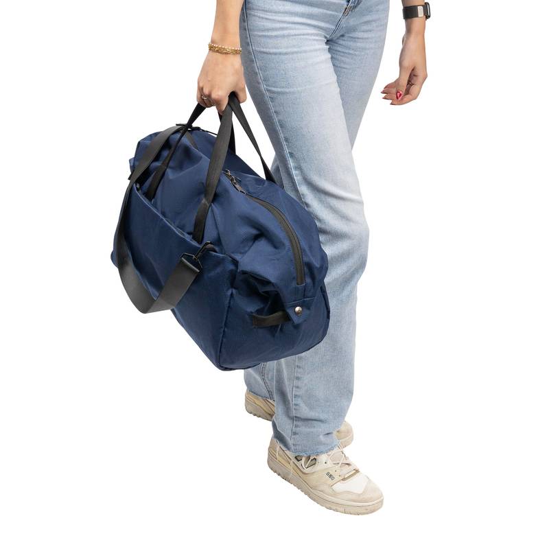 Športová taška Niv z rPET (300D) polyesteru Ocean Bound, čierna Športová taška Niv z rPET (300D) polyesteru Ocean Bound, čierna