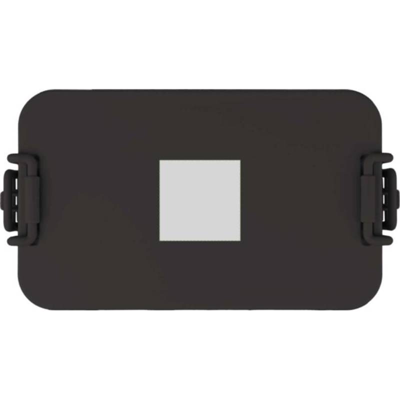 Dvojvrstvový PP obedár Siena, čierna Dvojvrstvový PP obedár Siena, čierna