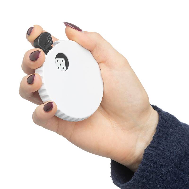 Mechanické kocky z rABS plastu Cian, biela - čierna Mechanické kocky z rABS plastu Cian, biela - čierna