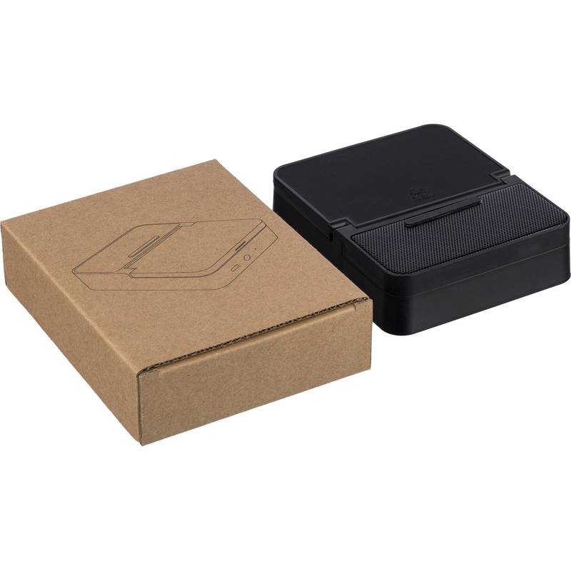 Bezdrôtová nabíjačka 3 v 1 z rABS Elias, čierna Bezdrôtová nabíjačka 3 v 1 z rABS Elias, čierna