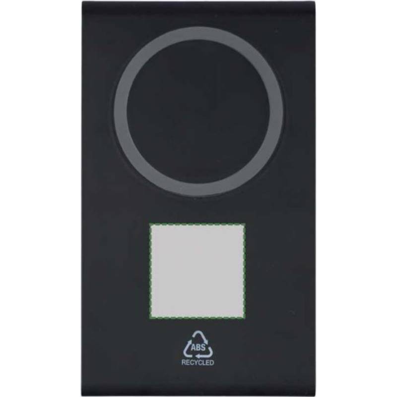 Bezdrôtová magnetická nabíjačka 3 v 1 z rABS Valerio, čierna Bezdrôtová magnetická nabíjačka 3 v 1 z rABS Valerio, čierna