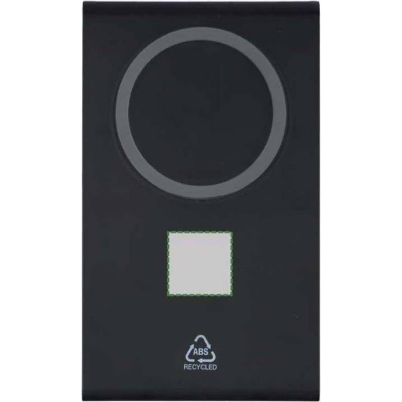 Bezdrôtová magnetická nabíjačka 3 v 1 z rABS Valerio, čierna Bezdrôtová magnetická nabíjačka 3 v 1 z rABS Valerio, čierna