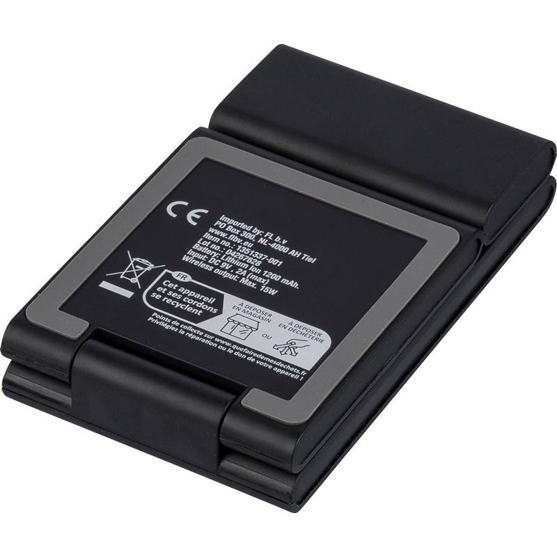 Bezdrôtová magnetická nabíjačka 3 v 1 z rABS Valerio, čierna Bezdrôtová magnetická nabíjačka 3 v 1 z rABS Valerio, čierna