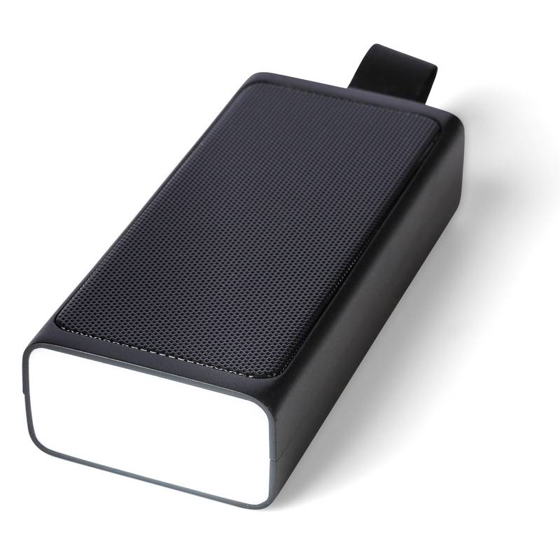 Prenosný reproduktor Malina z rABS plastu, čierna Prenosný reproduktor Malina z rABS plastu, čierna