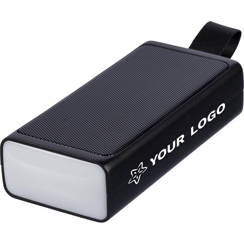 Prenosný reproduktor Malina z rABS plastu, čierna Prenosný reproduktor Malina z rABS plastu, čierna