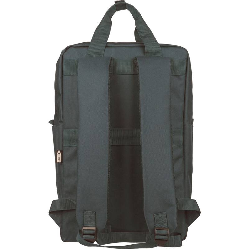 Batoh z recyklovaného (900D) polyesteru Amalia, čierna Batoh z recyklovaného (900D) polyesteru Amalia, čierna