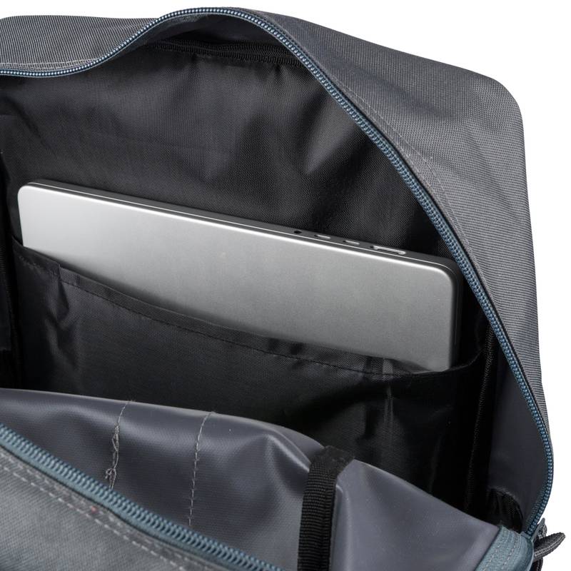 Batoh z recyklovaného (900D) polyesteru Amalia, čierna Batoh z recyklovaného (900D) polyesteru Amalia, čierna