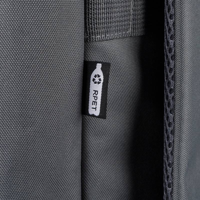 Batoh z recyklovaného (900D) polyesteru Amalia, čierna Batoh z recyklovaného (900D) polyesteru Amalia, čierna