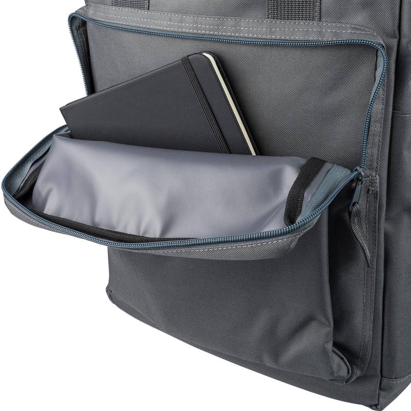 Batoh z recyklovaného (900D) polyesteru Amalia, čierna Batoh z recyklovaného (900D) polyesteru Amalia, čierna