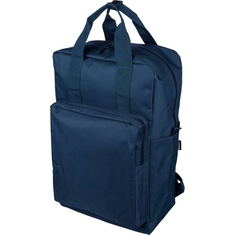 Batoh z recyklovaného (900D) polyesteru Amalia, čierna Batoh z recyklovaného (900D) polyesteru Amalia, čierna