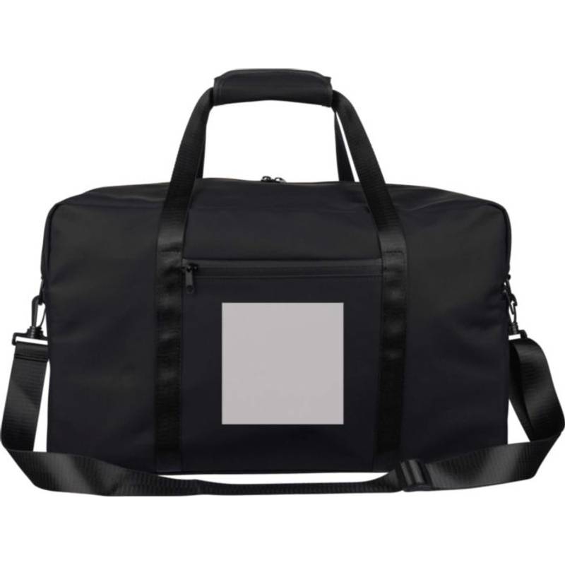 Cestovná taška z recyklovaného PU Mirae, čierna Cestovná taška z recyklovaného PU Mirae, čierna