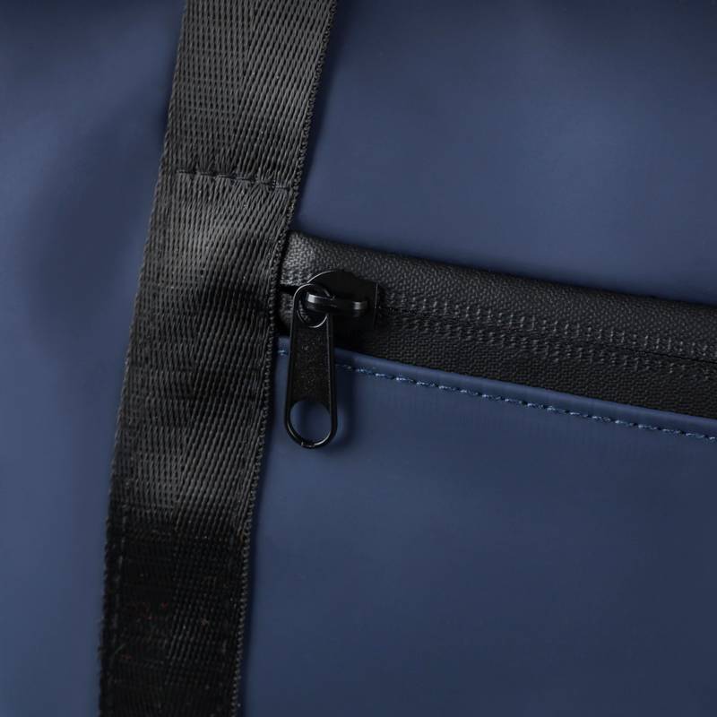 Cestovná taška z recyklovaného PU Mirae, čierna Cestovná taška z recyklovaného PU Mirae, čierna