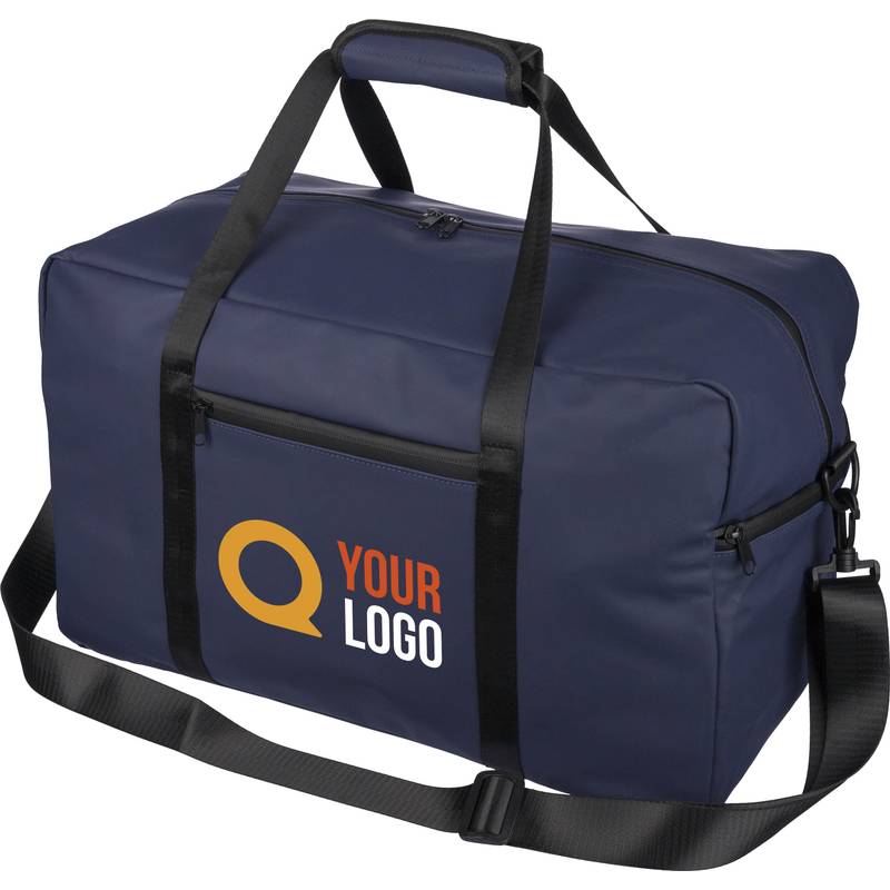 Cestovná taška z recyklovaného PU Mirae, čierna Cestovná taška z recyklovaného PU Mirae, čierna