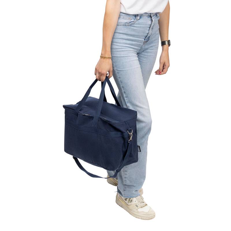 Chladiaca taška Luz z recyklovanej polybavlny, modrá Chladiaca taška Luz z recyklovanej polybavlny, modrá