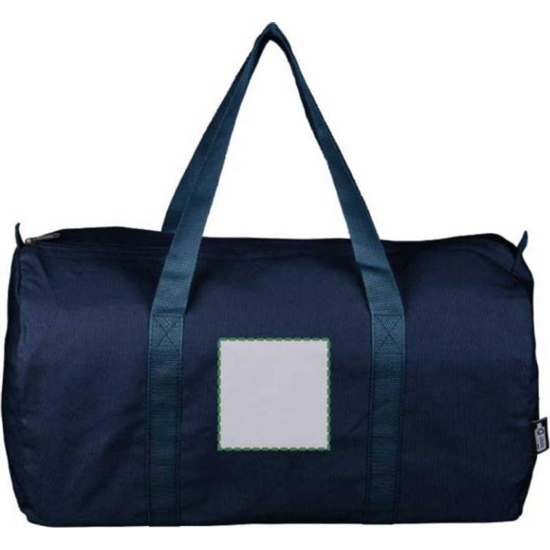 Cestovná taška Tian z recyklovanej polybavlny, modrá Cestovná taška Tian z recyklovanej polybavlny, modrá