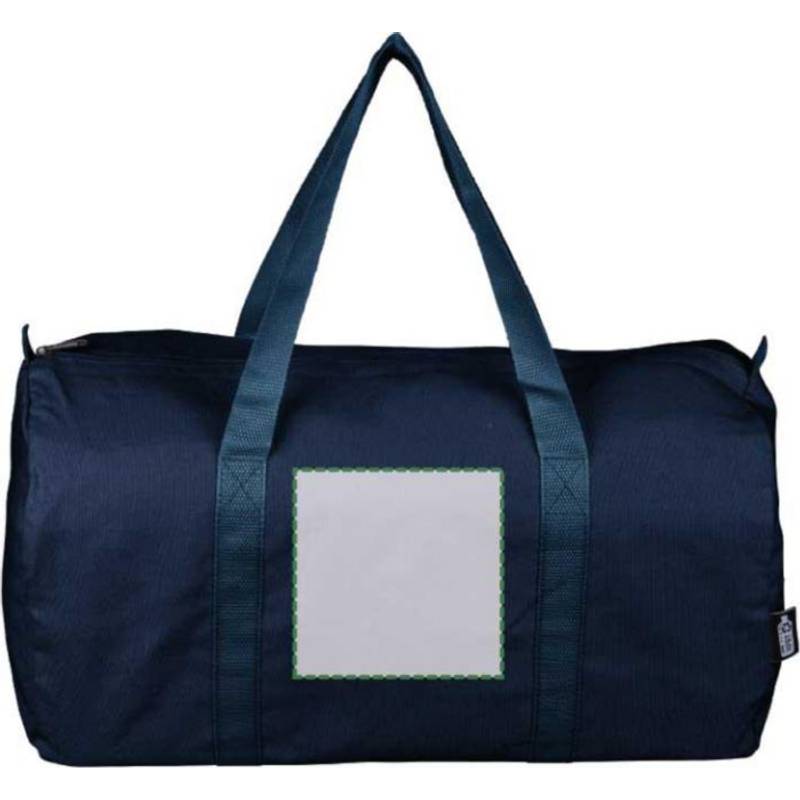 Cestovná taška Tian z recyklovanej polybavlny, modrá Cestovná taška Tian z recyklovanej polybavlny, modrá