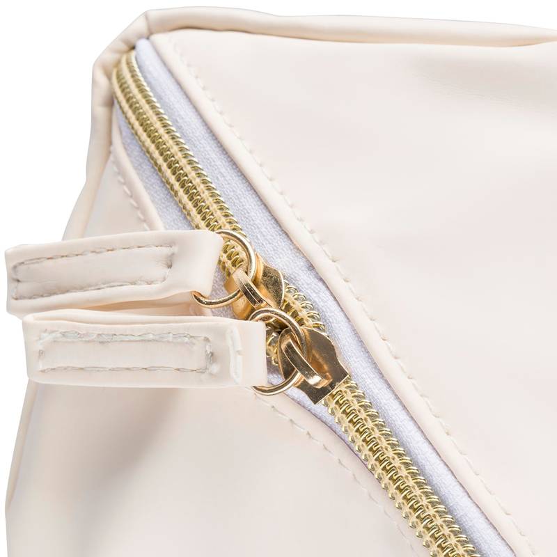 Recyklovaná PU toaletná taška Alon, čierna Recyklovaná PU toaletná taška Alon, čierna